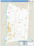 Dutchess County Metro Area Digital Map Basic Style